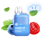 x10 OXBAR Blueberry Sour Raspberry